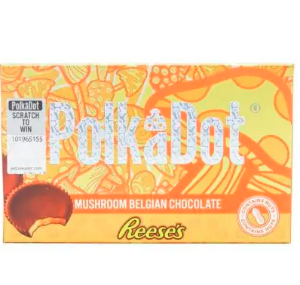 Reese’s PolkaDot Magic Mushroom Belgian Chocolate