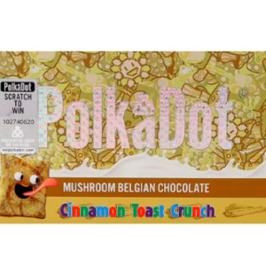 Cinnamon Toast Crunch Polkadot Magic Mushroom Belgian Chocolate